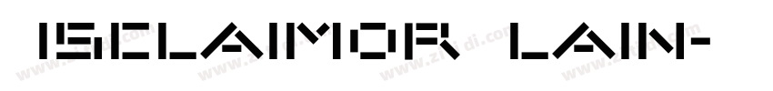 Disclaimor Plain字体转换